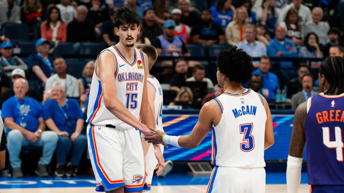 Aday Mara, pívot de Oklahoma City Thunder, en su primera temporada NBA como novato