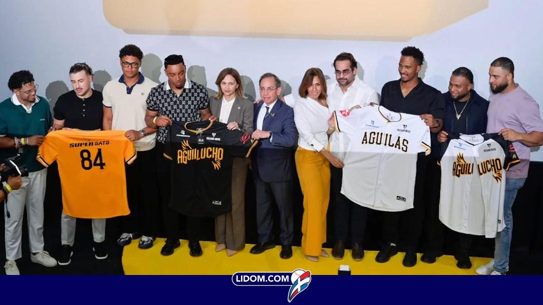 Gala de presentación de las Águilas Cibaeñas en Caribbean Cinemas de Santiago para la temporada LIDOM 2026-2027