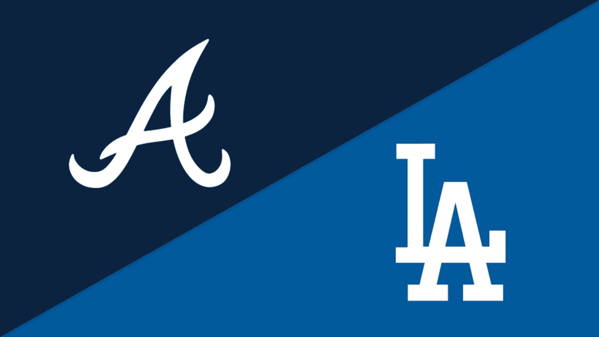 Braves de Atlanta y Dodgers de Los Ángeles en el campo de béisbol el 4 de octubre de 2026