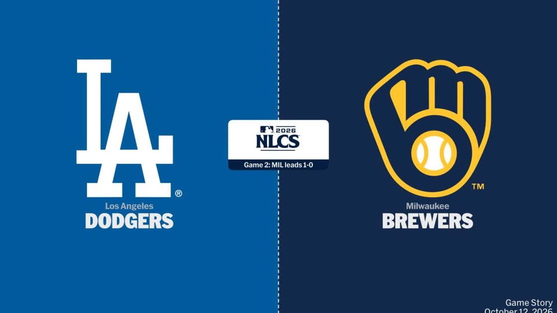 William Contreras celebra un hit decisivo con los Brewers de Milwaukee en el Juego 6 de la NLCS 2026
