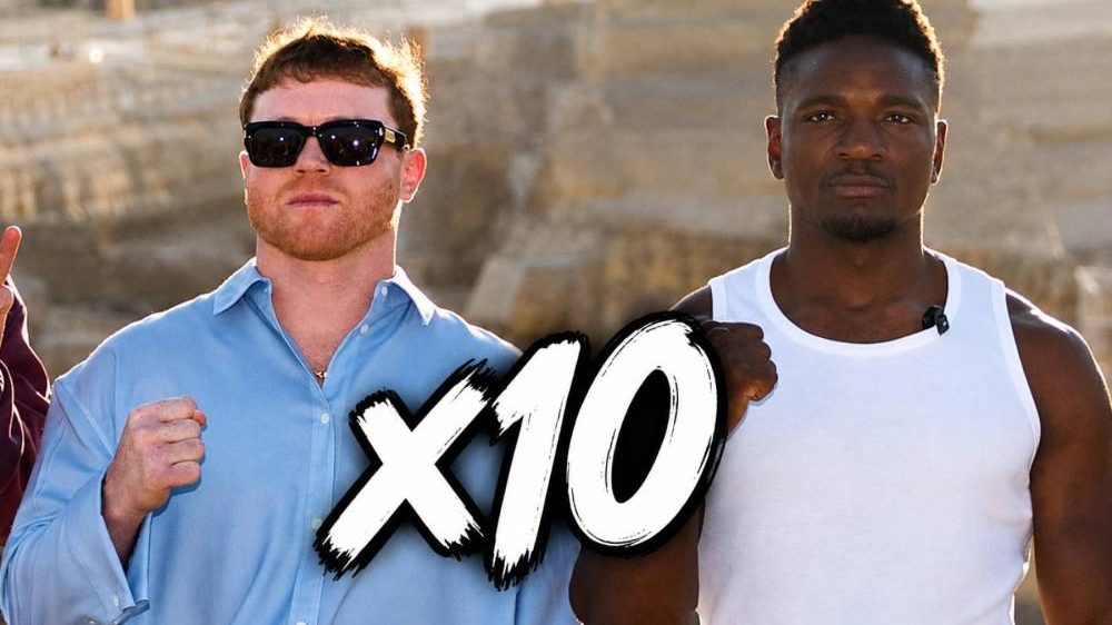 Canelo Álvarez y Christian Mbilli en cara a cara para DAZN previo a su pelea del 31 de octubre en Arabia Saudita