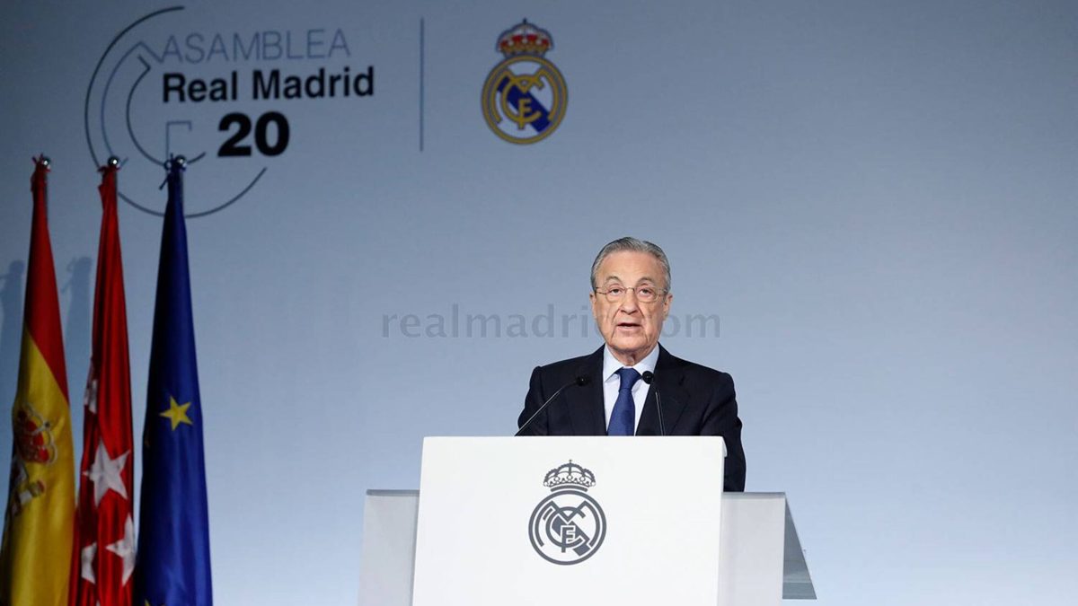 Estadio Santiago Bernabéu del Real Madrid, sede del club que reclama a seis equipos ingleses los costes de la Superliga