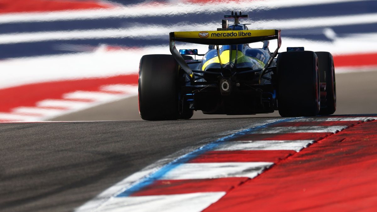 Pierre Gasly al volante del Alpine A526 en el Gran Premio de Estados Unidos en el Circuito de las Américas