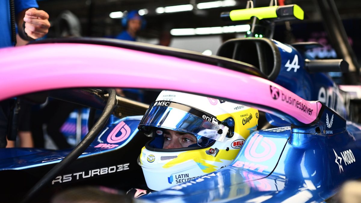 Franco Colapinto con el monoplaza de Alpine en el Gran Premio de México de Fórmula 1