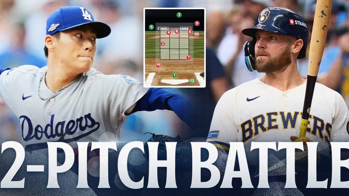 Jake Bauers celebra tras anotar en el Juego 2 de la NLCS 2026 entre Milwaukee Brewers y Los Angeles Dodgers