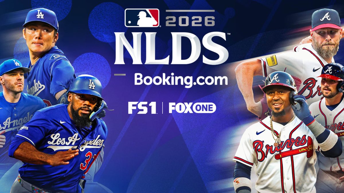 Yoshinobu Yamamoto lanzando para los Dodgers en la postemporada 2026 frente a los Braves en Truist Park