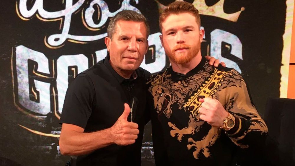 Diego Pacheco y Canelo Álvarez, dos boxeadores mexicanos de la división supermedianos