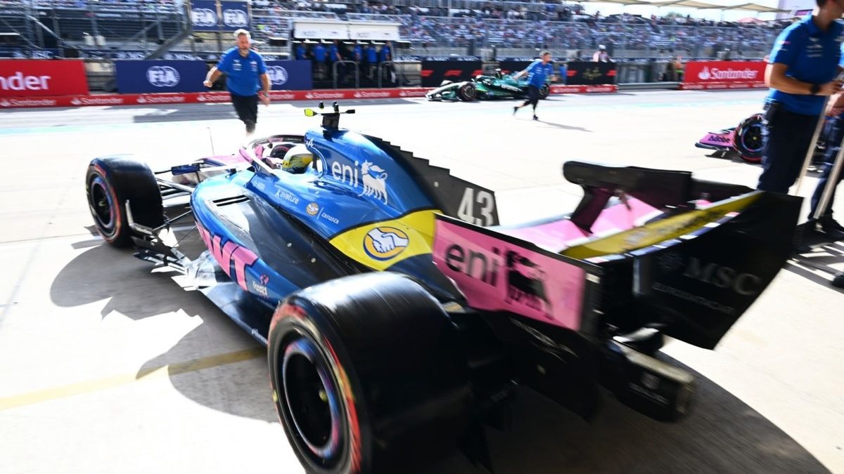 Franco Colapinto al volante del Alpine en el Circuito de Las Américas, Gran Premio de Estados Unidos 2026
