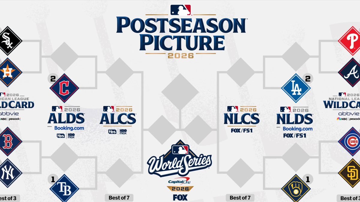 Celebración en un estadio de béisbol de Grandes Ligas al clinchar un equipo su boleto a los playoffs de la MLB 2026