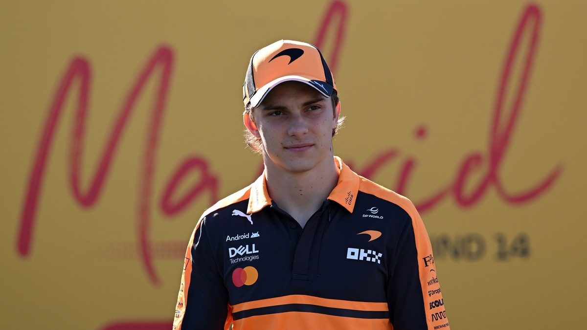 Oscar Piastri al volante del McLaren en el Gran Premio de Madrid 2026