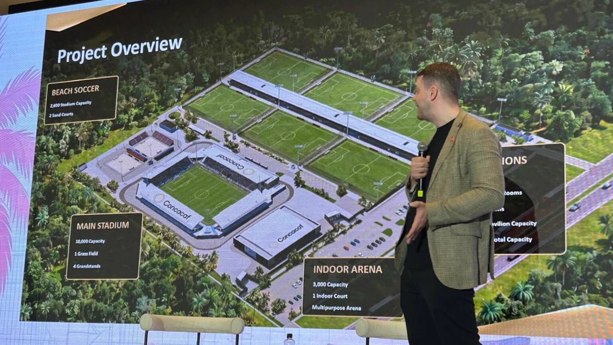 Renders del complejo deportivo OneConcacaf Home of Football en Punta Cana, República Dominicana