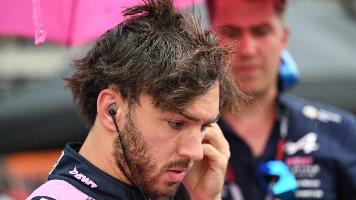 Pierre Gasly en el cockpit de Alpine durante el Gran Premio de Malasia en el circuito de Sepang