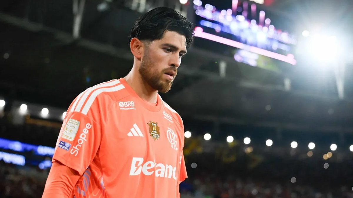 Agustín Rossi, arquero de Flamengo, durante un partido de la Copa Libertadores 2026