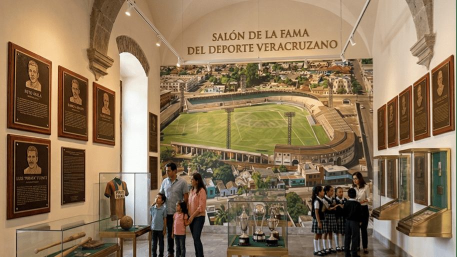 Vista exterior del Museo de la Ciudad de Veracruz, propuesta sede del Salón de la Fama del Deporte Veracruzano