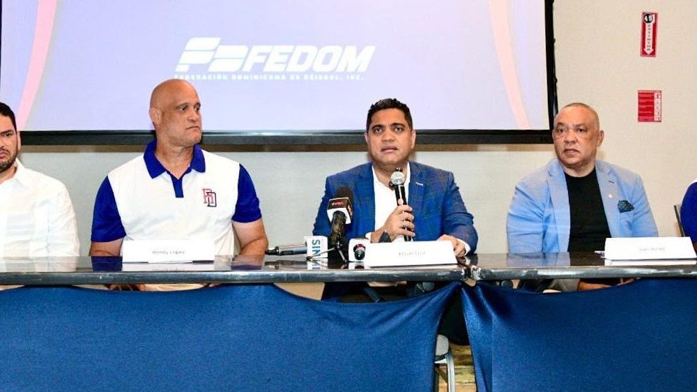 Presentación oficial de la selección dominicana de béisbol sub-18 ante los medios en Santo Domingo
