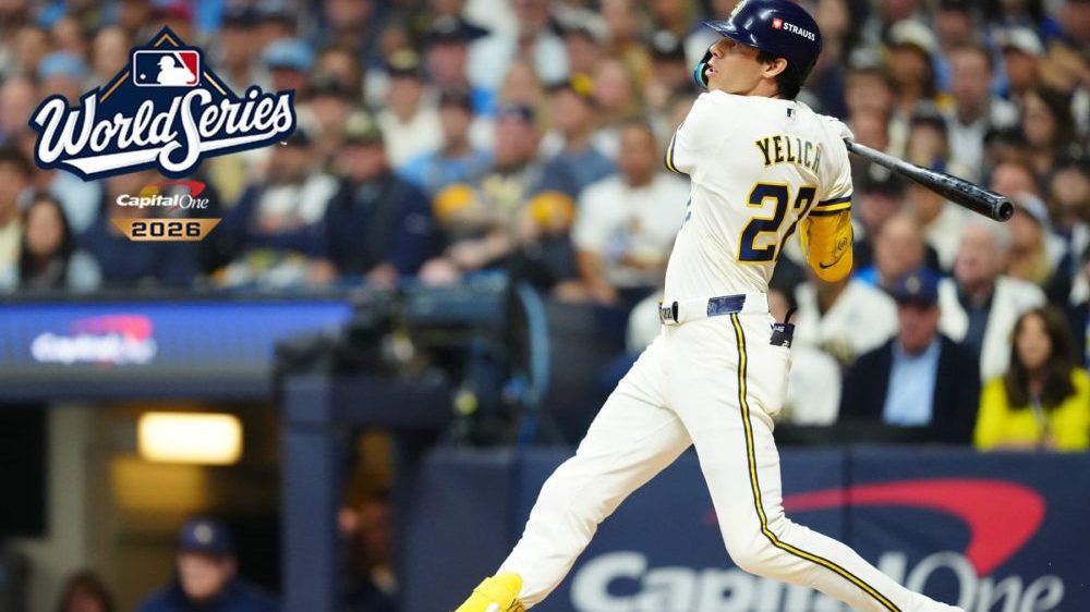Jacob Misiorowski lanza en el Juego 1 de la Serie Mundial 2026 ante los Rays en el American Family Field de Milwaukee