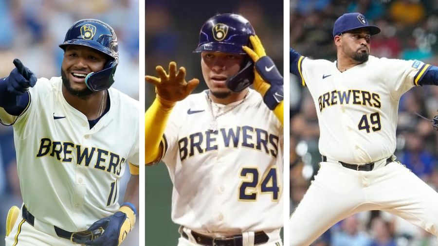 Jackson Chourio, William Contreras y Antonio Senzatela con los Cerveceros de Milwaukee en la Serie Mundial 2026