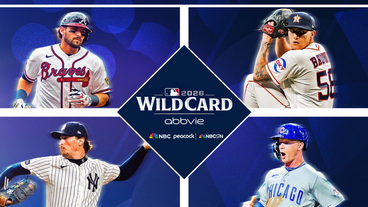 Jugadores de béisbol en campo durante el Juego 2 de las series comodín de la MLB 2026