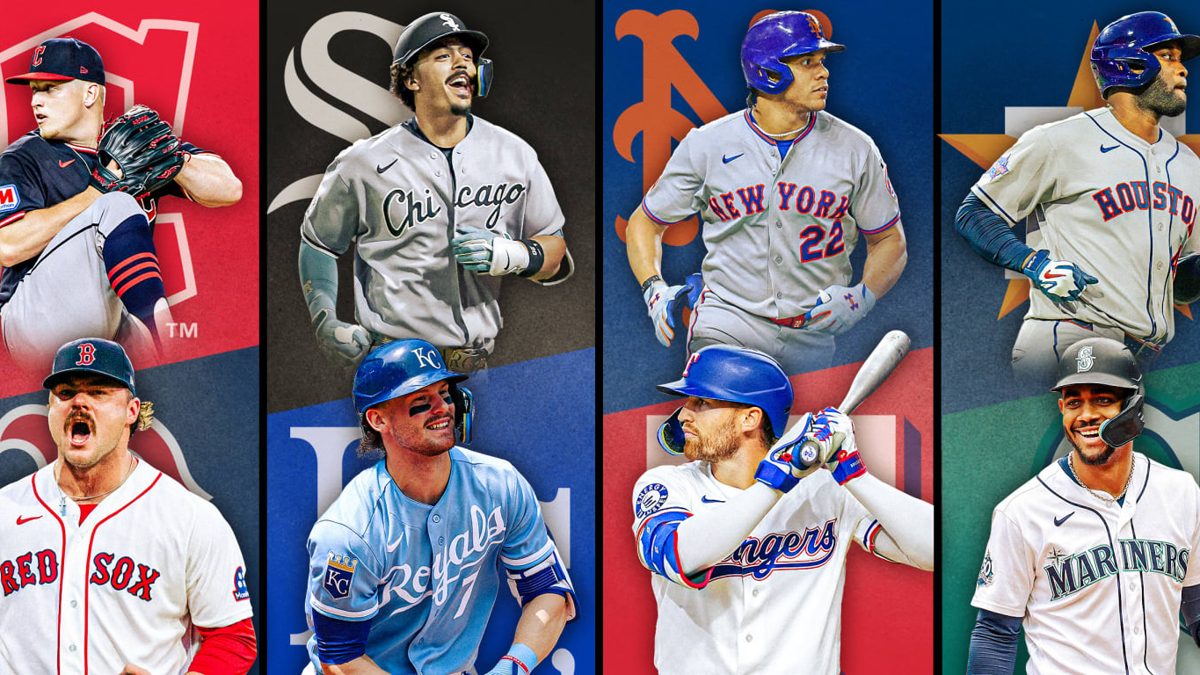 Estadio de béisbol lleno durante la última semana de la temporada MLB 2026 con equipos disputando un lugar en los playoffs