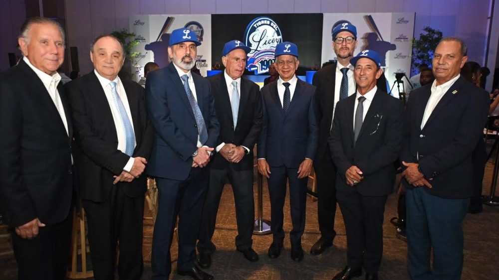 Acto de presentación de los Tigres del Licey para la temporada 2026-27 en el Marriott Hotel Piantini de Santo Domingo