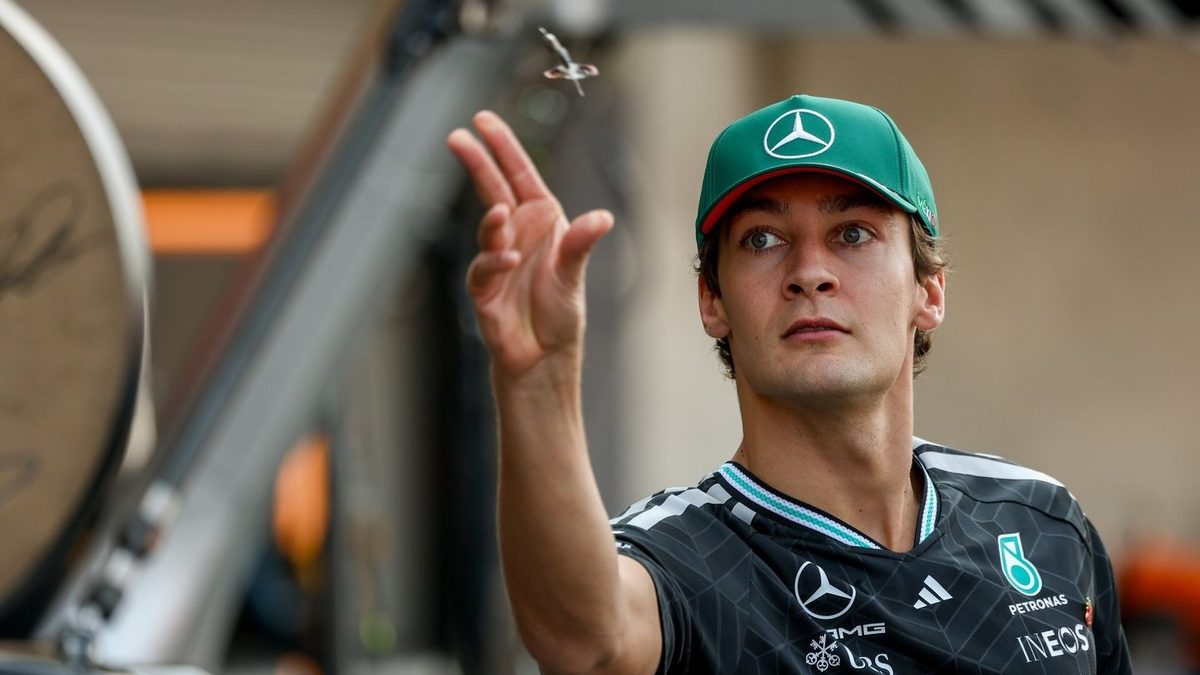 George Russell piloto de Mercedes en el Gran Premio de México 2026 en el Autódromo Hermanos Rodríguez