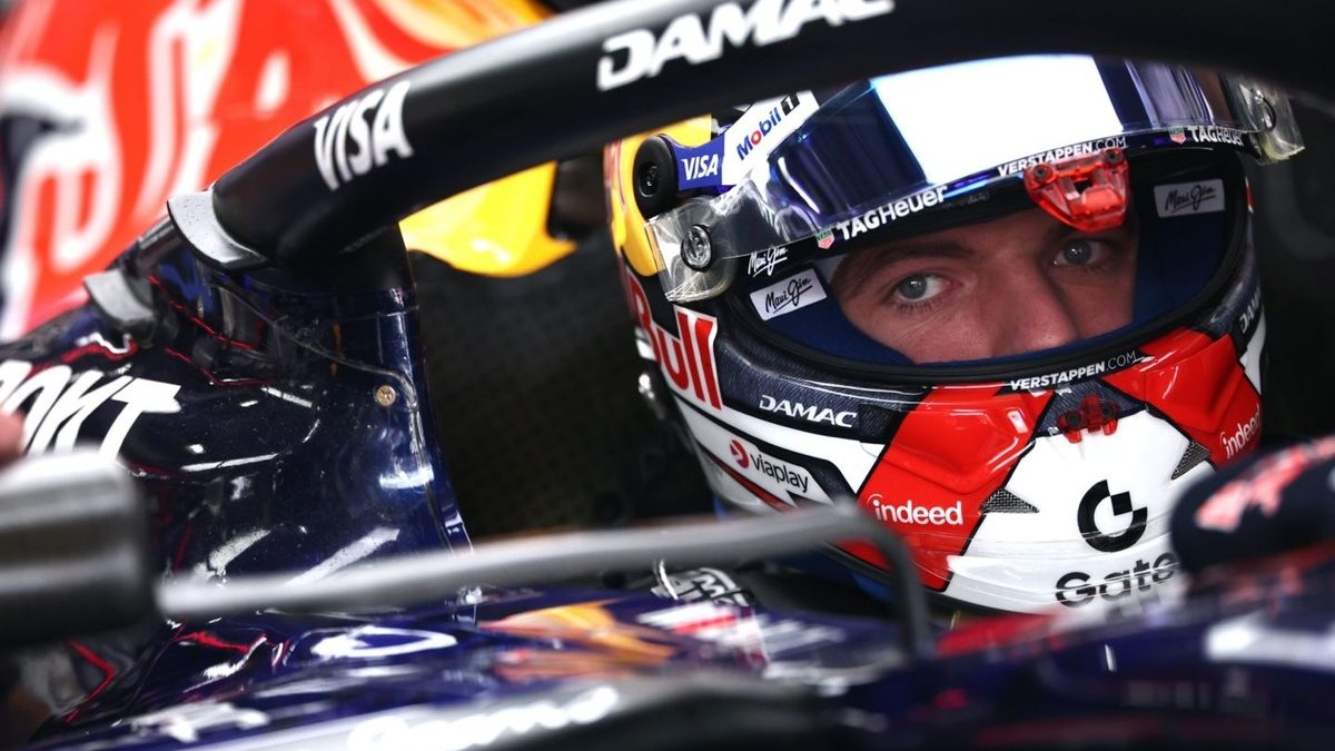 Max Verstappen en el cockpit de su Red Bull Racing durante el Gran Premio de Estados Unidos en el Circuito de las Américas