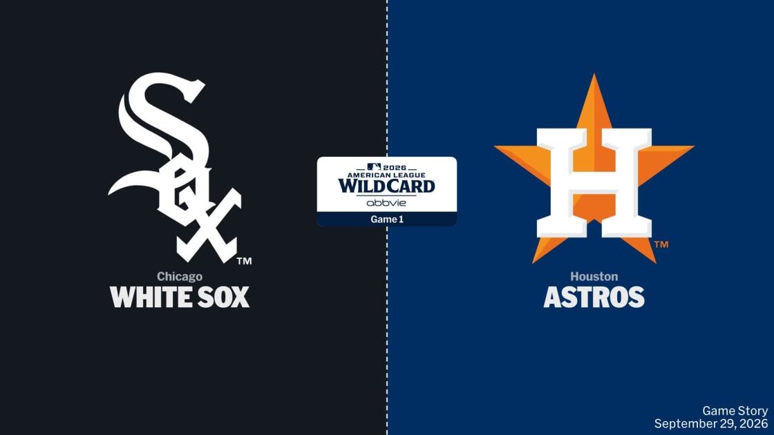 Yainer Díaz bateando para los Houston Astros en el partido final de la temporada 2026 contra los Chicago White Sox
